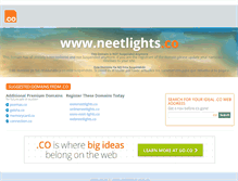 Tablet Screenshot of neetlights.co